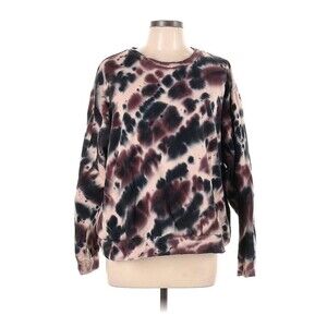 Burgundy/Black Sweater - L